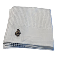 PREMIUM GOLF TOWEL - (WHITE/BLACK)