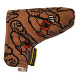 CUSTOM PUTTER COVER - (BROWN/ORANGE) "SASQUATCH"