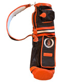 GOLF BAG - (BLACK/ORANGE/WHITE)