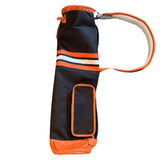 GOLF BAG - (BLACK/ORANGE/WHITE)