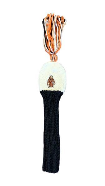 KNIT FAIRWAY COVER - (BLACK/WHITE/ORANGE)