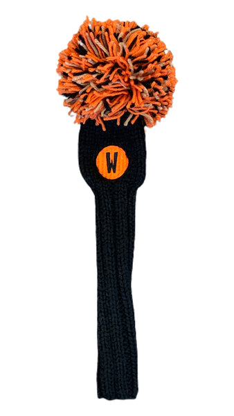 KNIT FAIRWAY COVER - (BLACK/ORANGE)