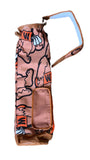 GOLF BAG - (BROWN/ORANGE/BLACK)