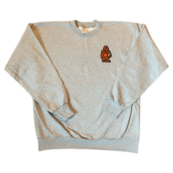 CREW NECK SWEATSHIRT - (GRAY)