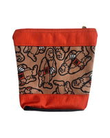 SHAG BAG - (ORANGE/BROWN)