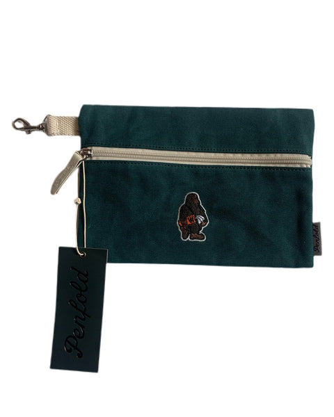 VALUABLES POUCH - (GREEN/WHITE)