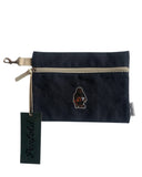 VALUABLES POUCH - (BLUE/WHITE)