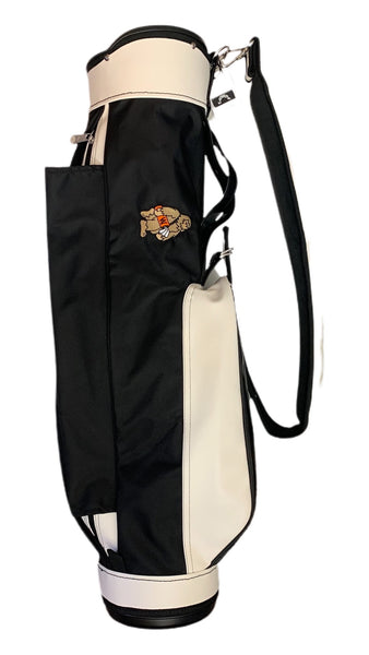 GOLF BAG - (BLACK/WHITE)