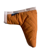 CUSTOM PUTTER COVER - (ORANGE/WHITE) BLADE