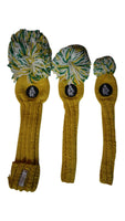 SET OF KNIT COVERS - (YELLOW)