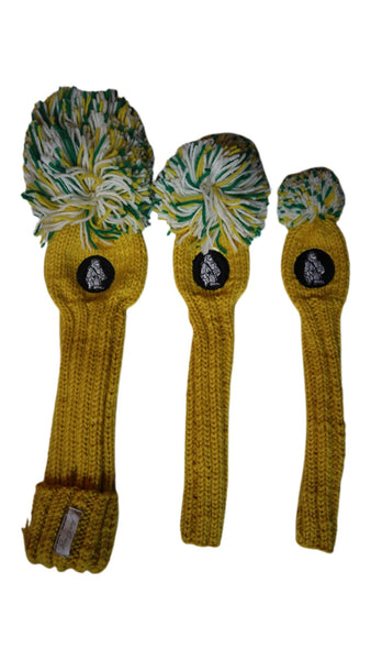 SET OF KNIT COVERS - (YELLOW)